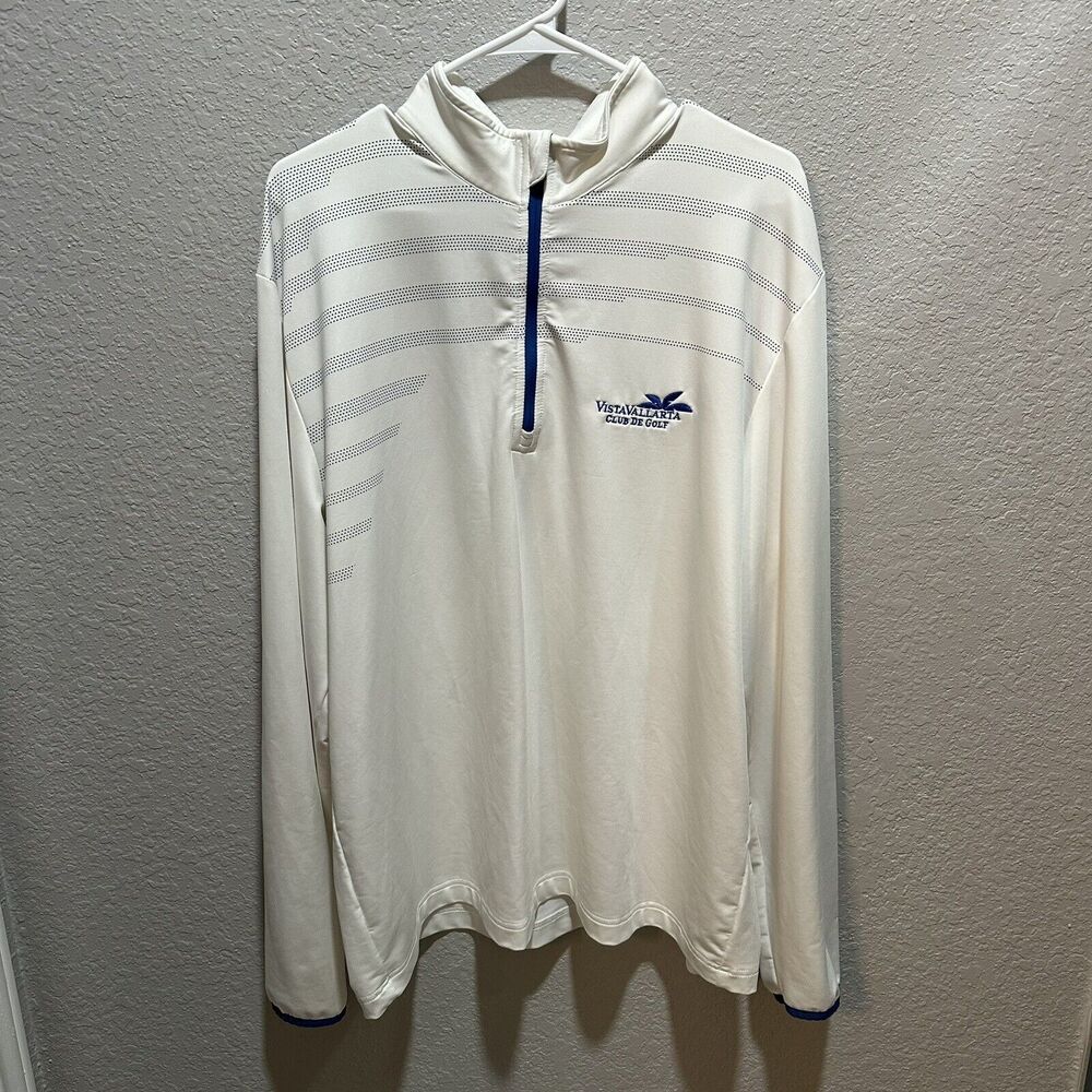 Callaway Weather Series Lightweight 1/4 Zip Golf Pullover Large Vista Vallarta
